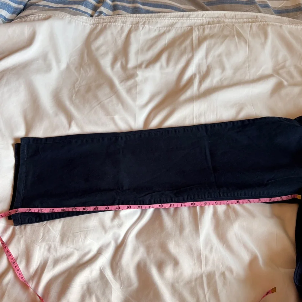 The Childrens Place Girls Navy Blue Chino Pants 2 pairs Size 16 Adjustable Waist